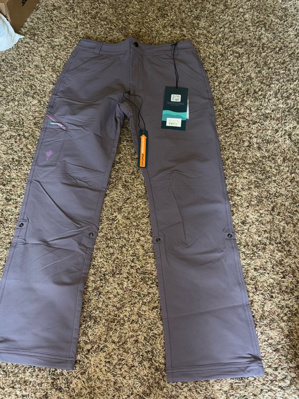 Shefly Go There Women's 6 Multi Fly Hiking Pants Cascade Granite Rock Climbing